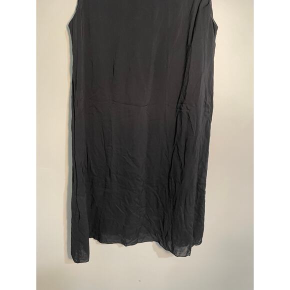 Sundance Black and‎ White Floral Embroidered Knee Length Sleevless Dress Size 10 - Picture 8 of 10